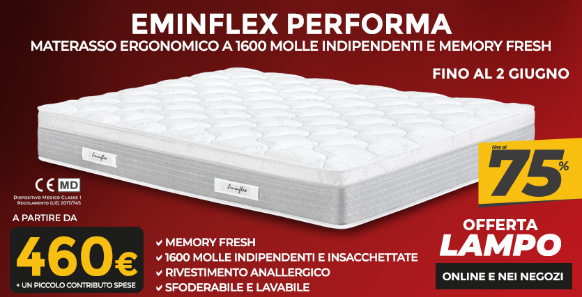 Offerta materasso Performa di Eminflex